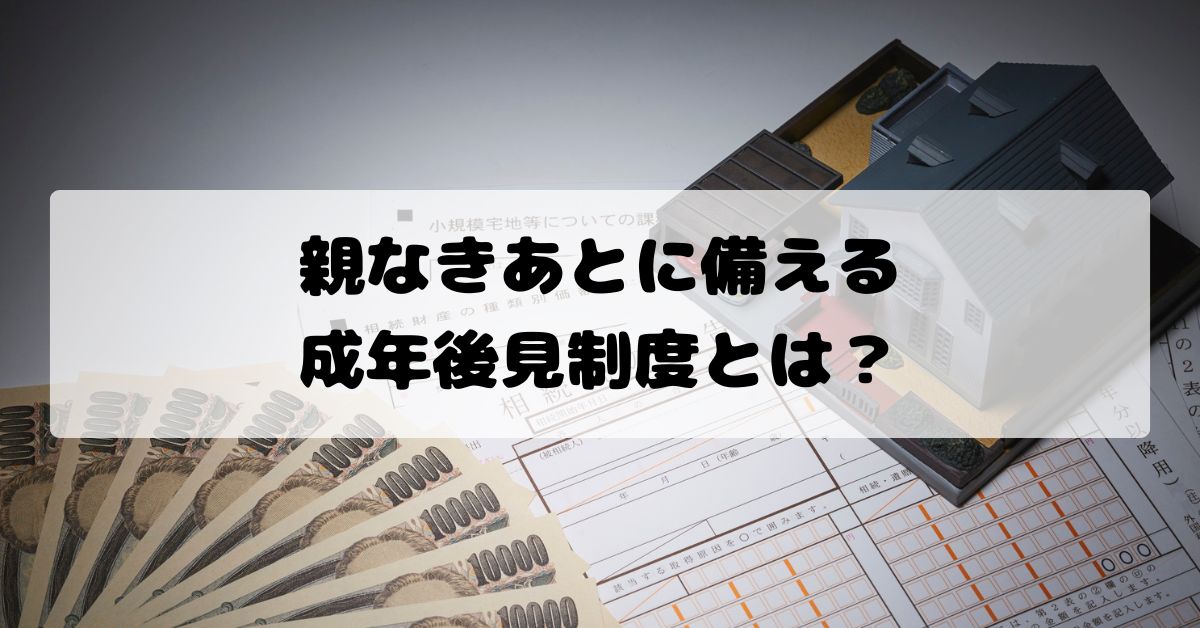 親なきあとに備える成年後見制度とは？障害のある子の生活と財産を守る準備をわかりやすく解説